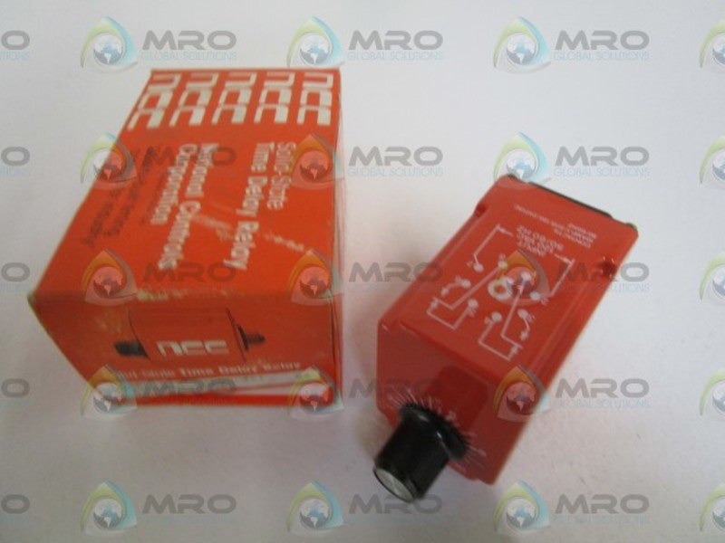 NCC 120VAC 6-600SEC. TIME DELAY RELAY S1K-00600-461 (AS PICTURED) *NEW IN BOX*