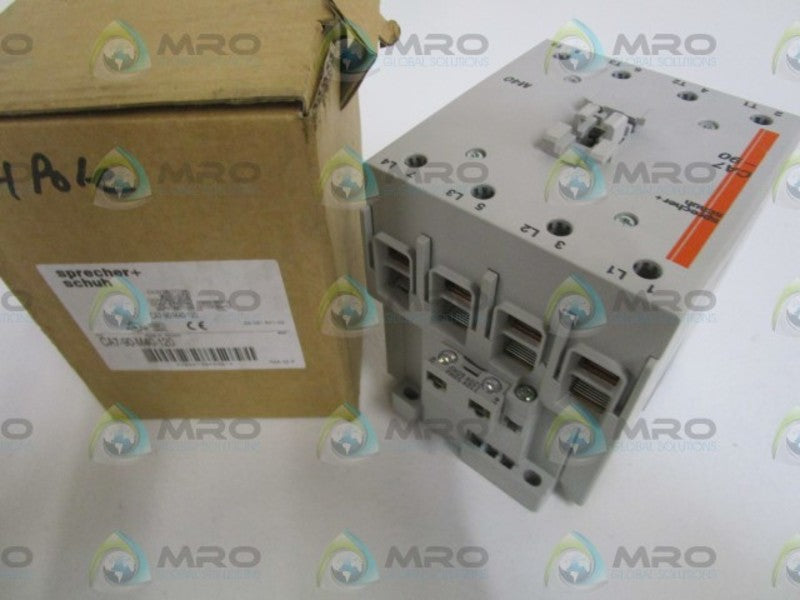 SPRECHER+SCHUH 110/120V CONTACTOR CA7-90-M40-120 *NEW IN BOX*
