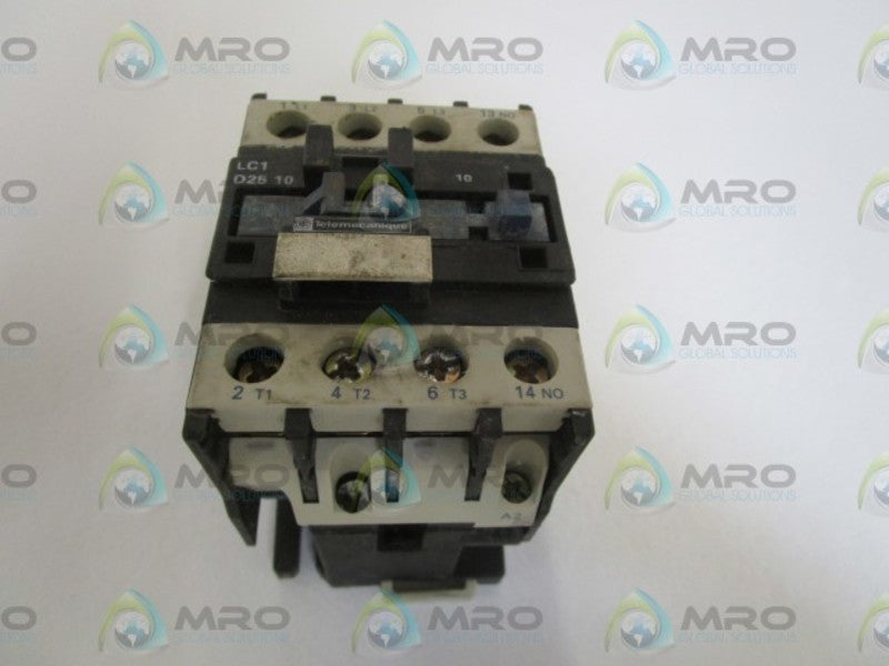 TELEMECANIQUE 24V CONTACTOR LC1-D25-10  UNMP