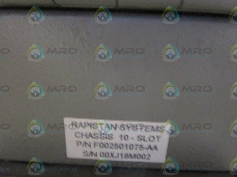 ICS CHASSIS 10 SLOT ASSEMBLY 9200-10-06 (AS PICTURED) *NEW NO BOX*