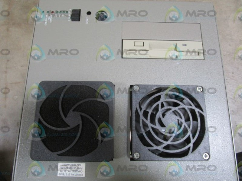 ICS CHASSIS 10 SLOT ASSEMBLY 9200-10-06 (AS PICTURED) *NEW NO BOX*