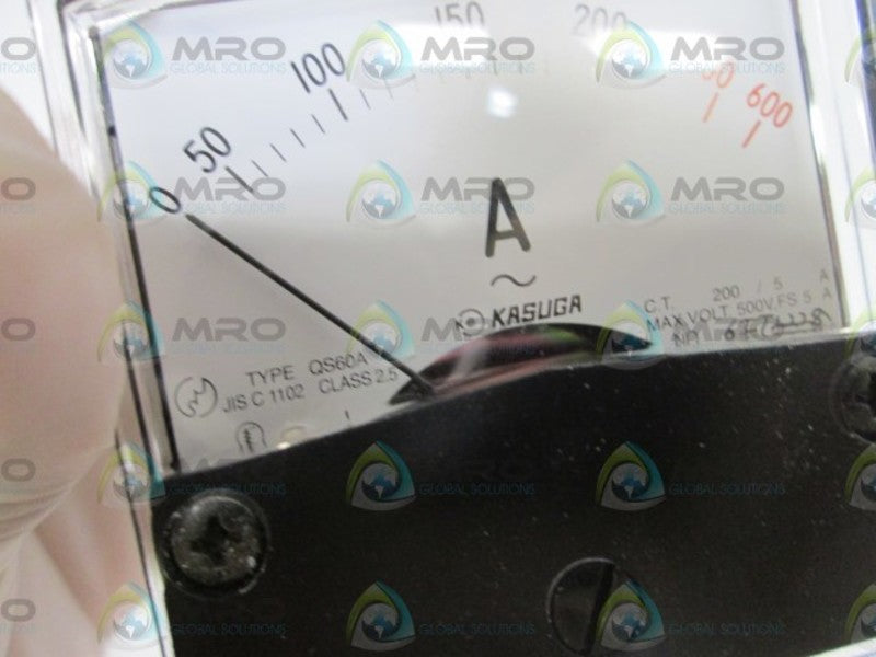 KASUG PANEL METER QS 60 AS (BOX AS PICTURED) NSMP