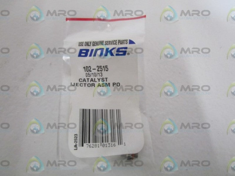 BINKS CATALYST IJECTOR ASSEMBLY 102-2515  NSMP