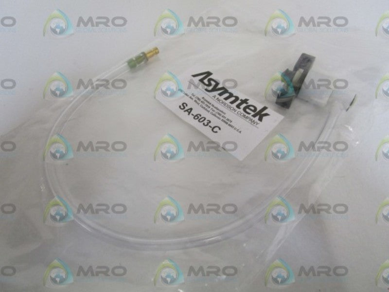 ASYMTEK RECEIVER W/ CLEAR TUBE NOZZLE ASSEMBLY SA-603-C * NEW IN FACTORY BAG *