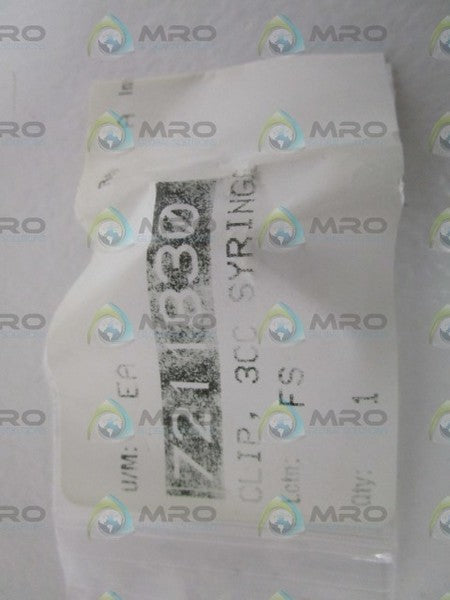 3CC SYRINGE CLIP 7211830  NSNP IN BAG