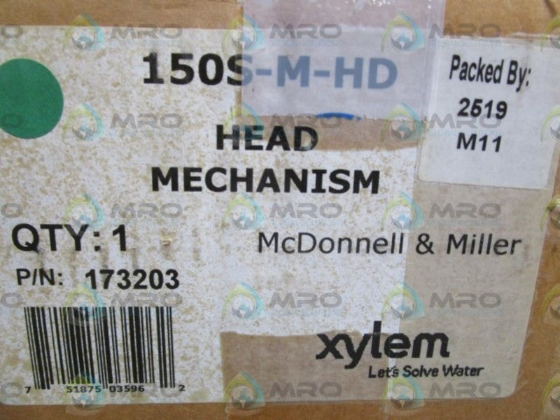 MCDONNELL & MILLER 150S-M-HD HEAD MECHANISM *NEW IN BOX*