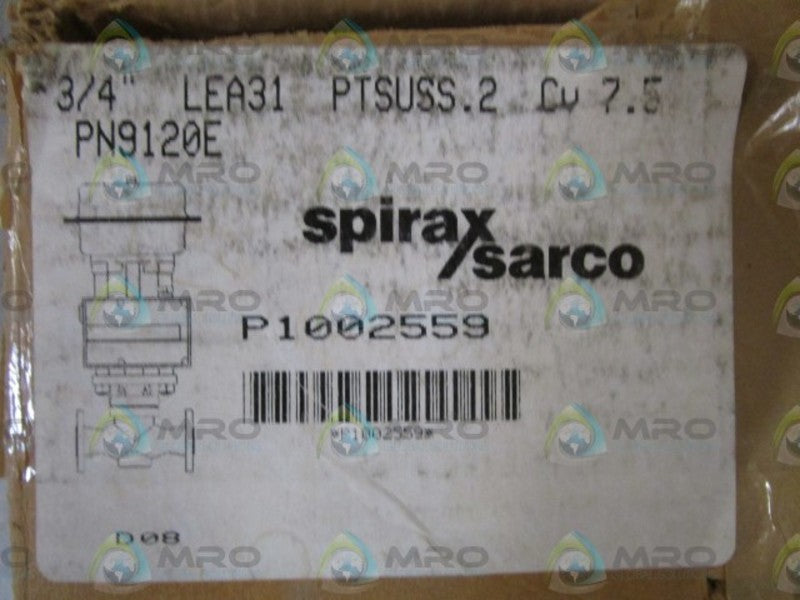 SPIRAX SARCO 3/4" ACTUATOR PN9120E *NEW IN BOX*