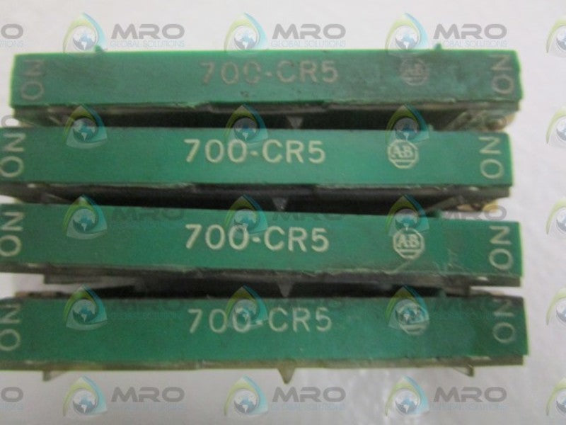 LOT OF 4 ALLEN BRADLEY CONTACT CARTRIDGE 700-CR5 *USED*