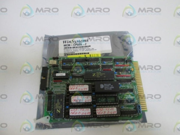 WIN SYSTEMS MCM-CPU2A-2 CPU BOARD  UNMP