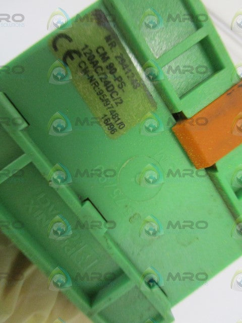 PHOENIX CONTACT POWER SUPPLY CM 90-PS-120AC/24DC/2 *USED*