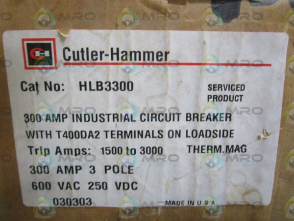 CUTLER-HAMMER CIRCUIT BREAKER HLB3300  NSMP