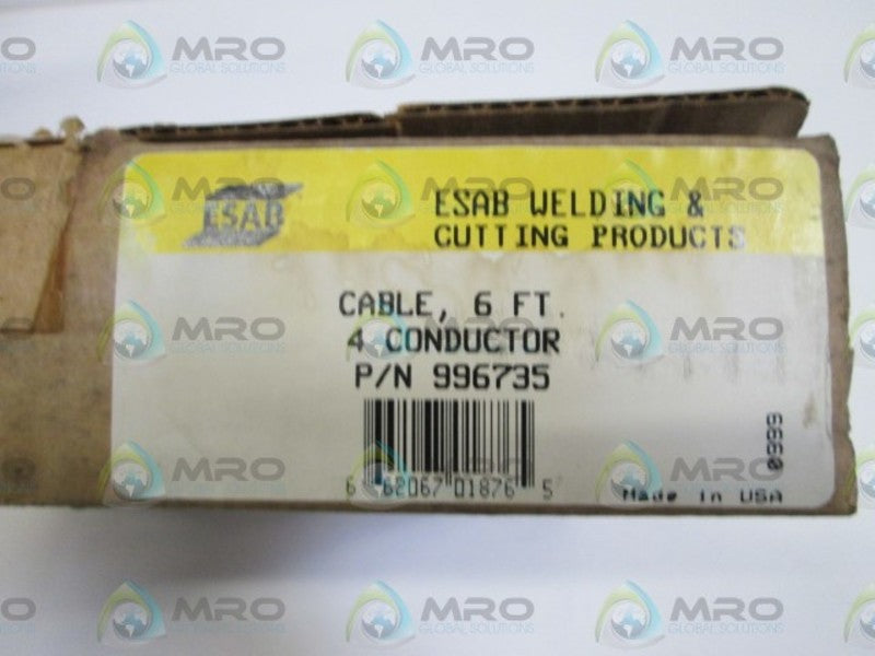 ESAB 6' 4 FT. CABLE CONDUCTOR 996735 (BOX DAMAGED)  NSMP