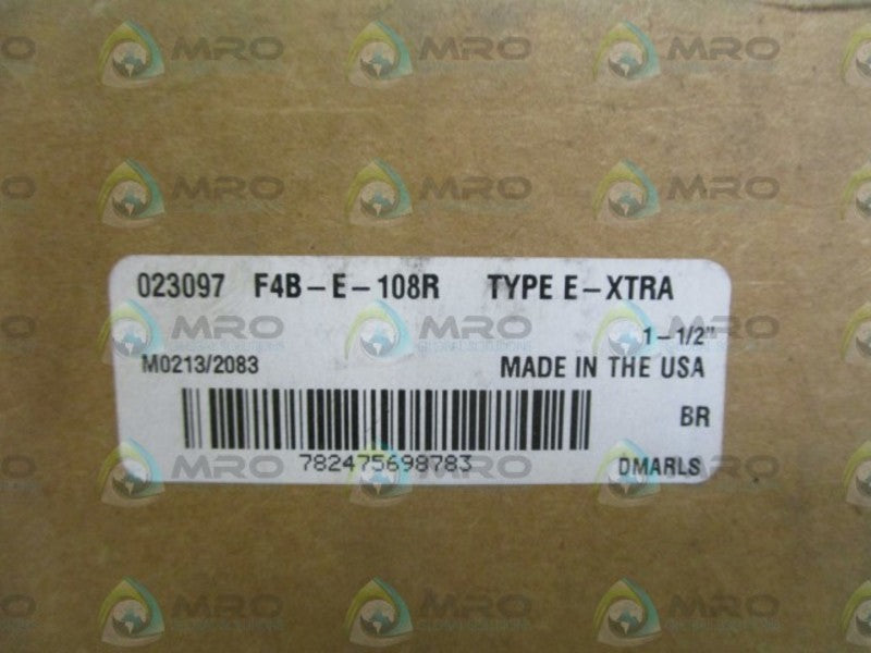 BALDOR 1-1/2" FLANGE BLOCK F4B-E-108R * FACTORY SEALED *