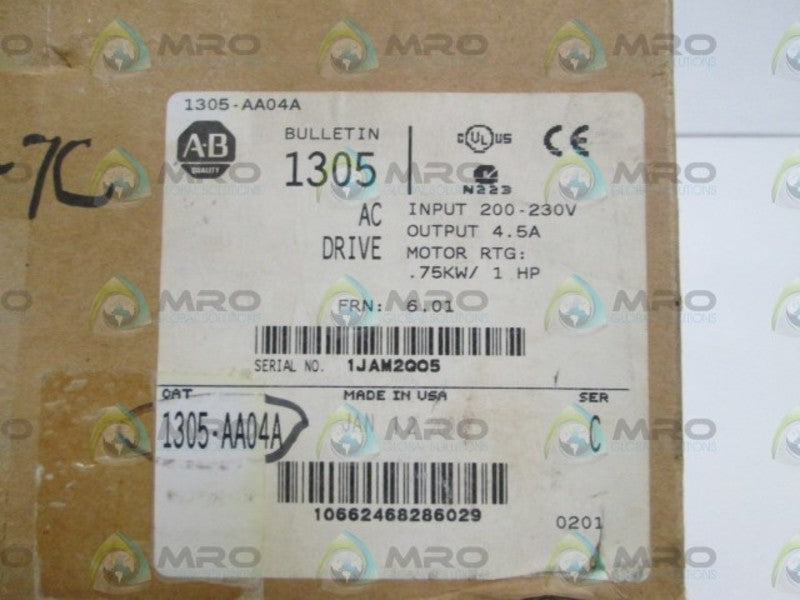 INDUSTRIAL SPARE PART AC DRIVE 1305-AA04A SER. C  NSMP