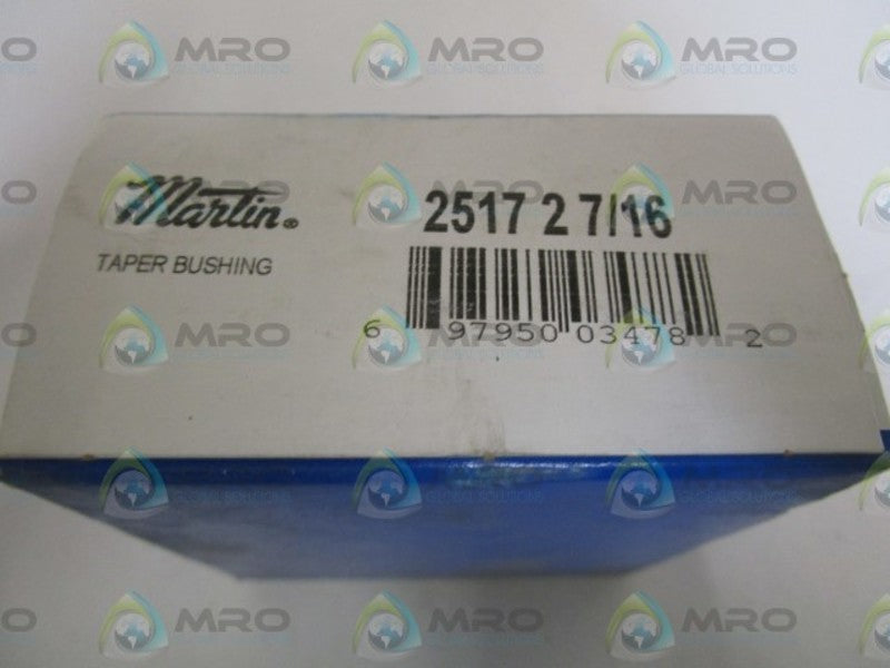 MARTIN 2517 TAPER BUSHING 2-7/16" *FACTORY SEALED*