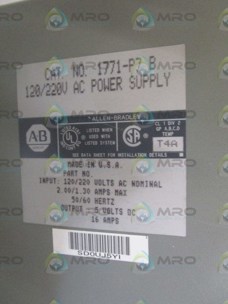 ALLEN BRADLEY 1771-P7 SER. B REMAN