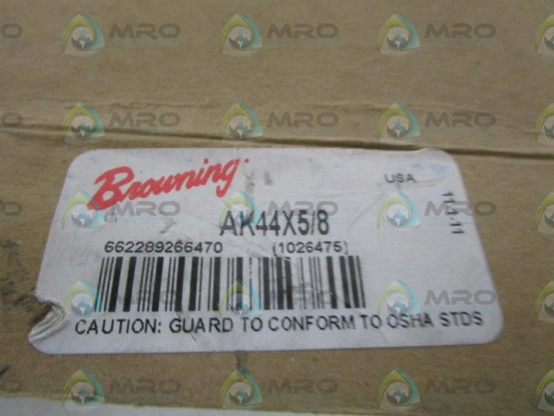 BROWNING 1026475 AK44X5/8  V-BELT PULLEY 5/8"  NSMP