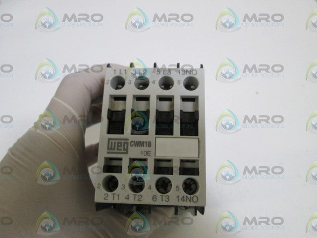 WEG CONTACTOR 110/120V  CWM18 *USED*