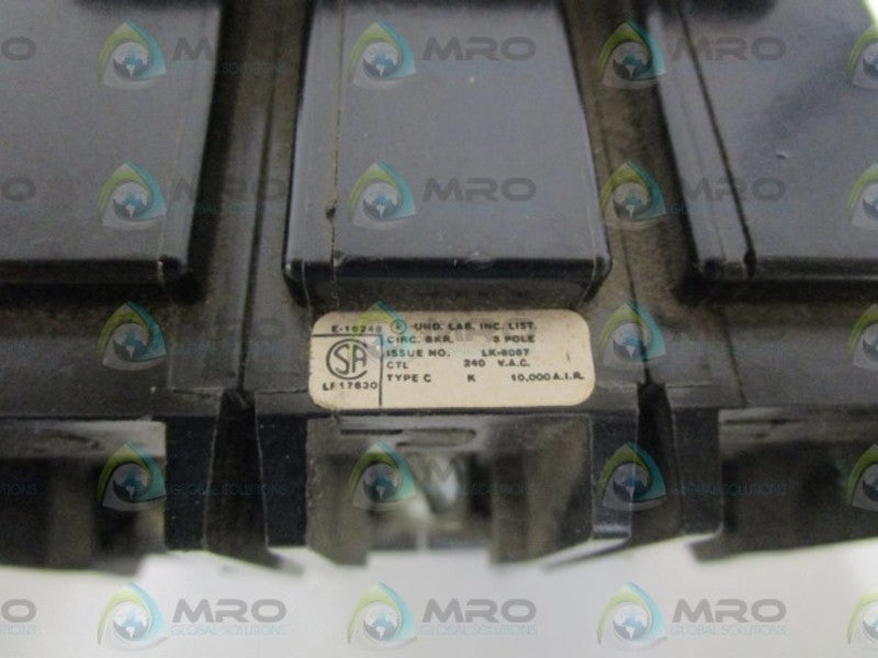 GTE CIRCUIT BREAKER C330  *USED*