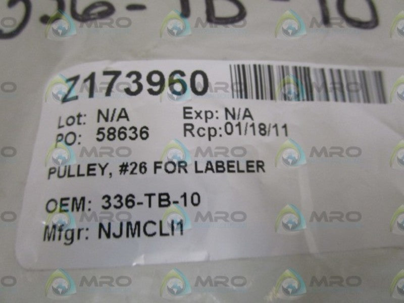 PULLEY 336-TB-10 *NEW NO BOX*