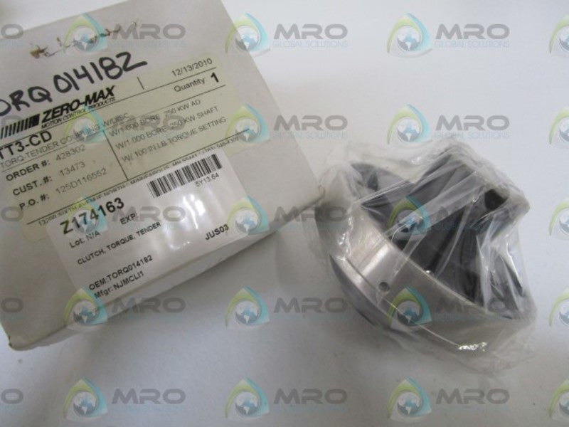 ZERO-MAX TORQ-TENDER COUPLING W/ DISC TT3-CD *NEW IN BOX*