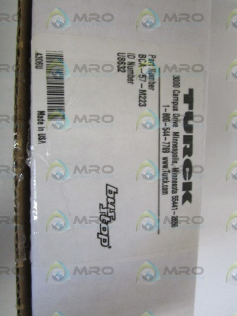 TURCK CONDUIT COVER ADAPTER BCA-57-M223 *NEW IN BOX*