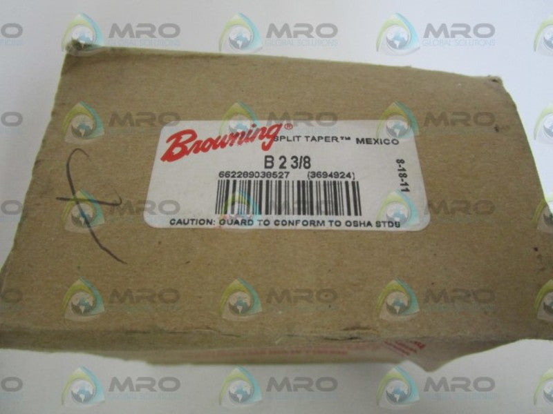 BROWNING SPLIT TAPER B 2-3/8 * FACTORY SEALED *