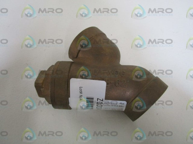 TITAN FLOW CONTROL 1-1/2" STRAINER B-36-11/2-FCI-YS55-BZ *NEW NO BOX*