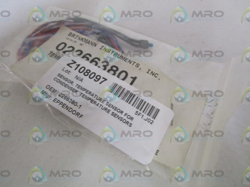 BRINKMANN INSTRUMENTS, INC. TEMP. SENSOR FOR CONDENSER  022663801 * NEW IN BAG *