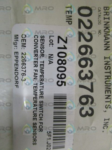 BRINKMANN INSTRUMENTS 022663763 * NEW IN BAG *