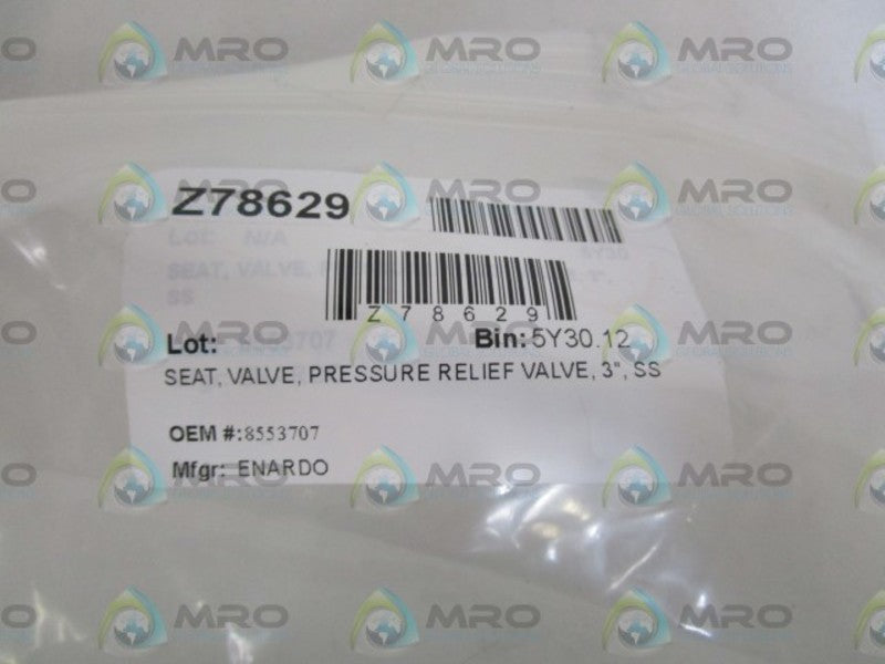 ENARDO 3" VALVE SEAT 8553707 * NEW IN BAG *