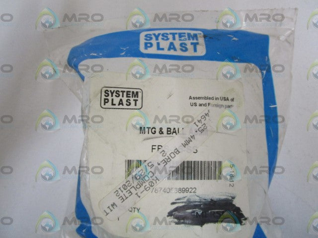 SYSTEM PLAST MTG & BALL ASSEMBLY FBS-16-SS *NEW IN FACTORY BAG*