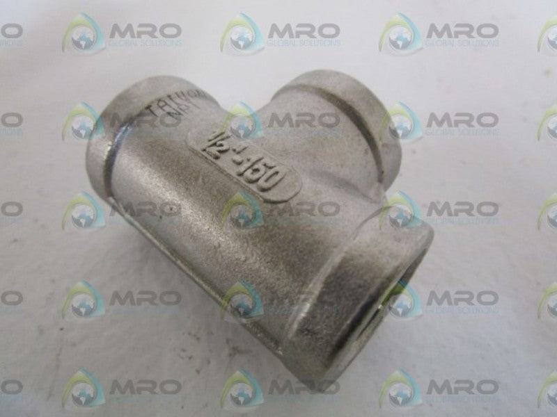 LOT OF 2 TEE 316 1/2"-150 *NEW NO BOX*
