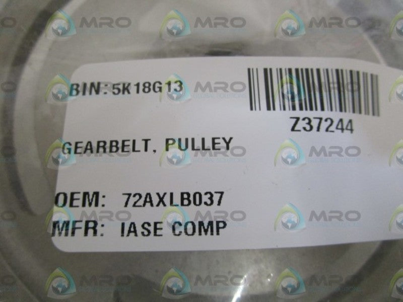 IASE PULLEY GEAR BELT 72AXLB037 *NEW NO BOX*