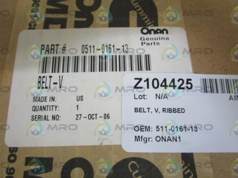 ONAN BELT-V 0511-0161-13  NSFS