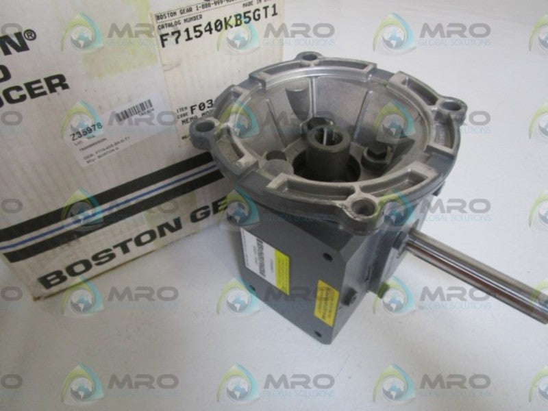 BOSTON GEAR SPEED REDUCER F71540KB5GT1  NSMP