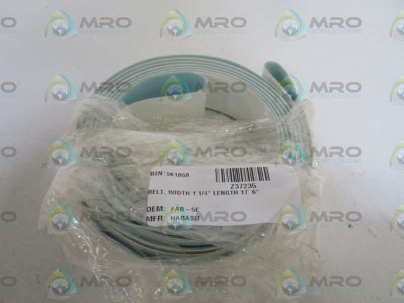 Habaflow Habisit  W 1-1/4" L 17' 6" BELT FAB-5E *NEW NO BOX*