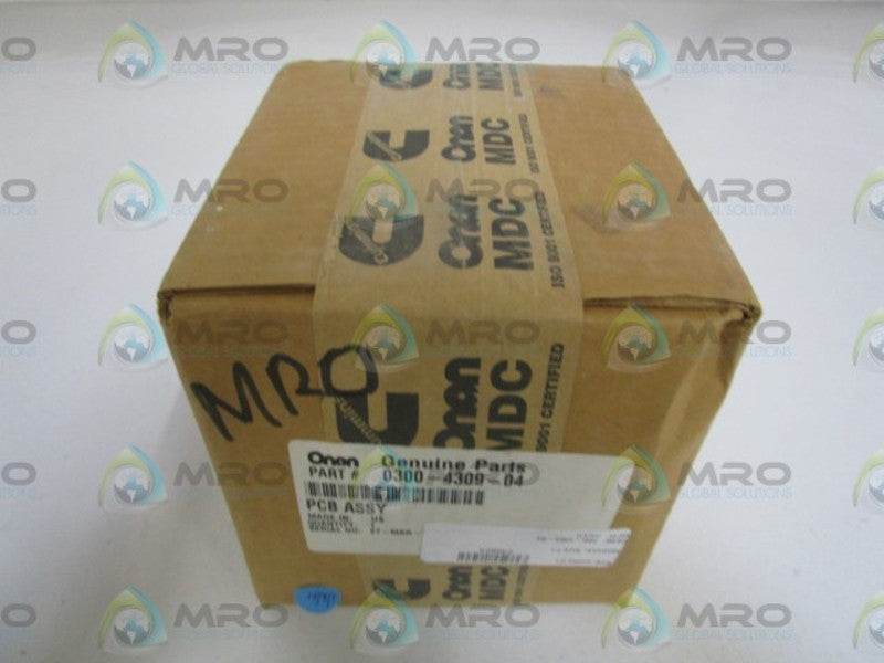ONAN PCB ASSEMBLY 0300-4309-04 * FACTORY SEALED *
