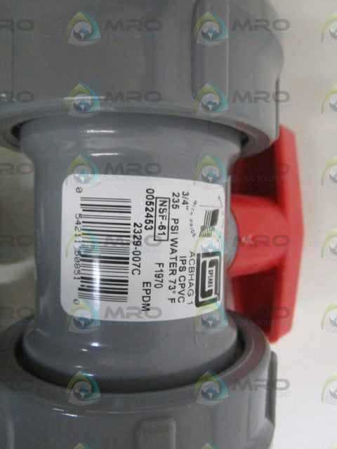 SPEARS 3/4" UNION BALL VALVE 2329-007C *NEW IN BOX*