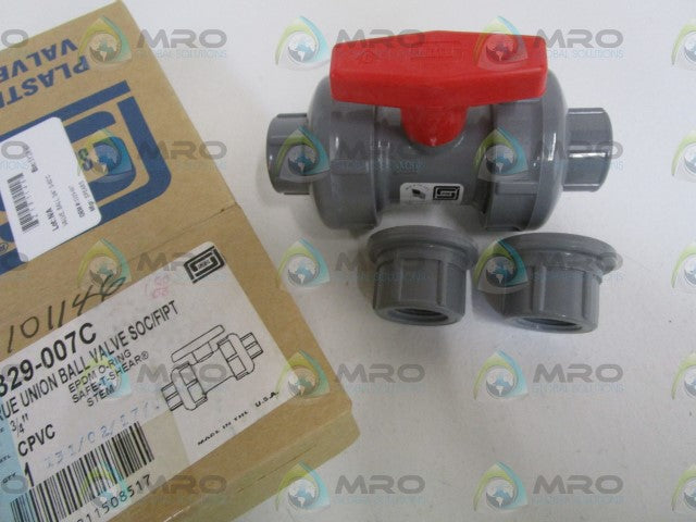 SPEARS 3/4" UNION BALL VALVE 2329-007C *NEW IN BOX*