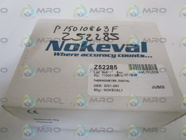 NOKEVAL DIGITAL THERMOMETER 2021-24VDC-STERIS *NEW IN BOX*