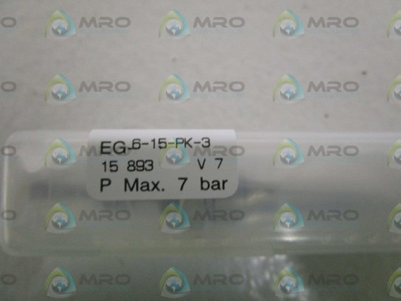 FESTO 15893 ROUND CYLINDER EG-6-15-PK-3  NSMP