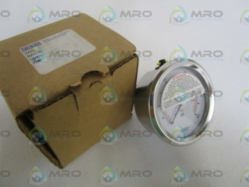 WIKA 232.53 2.5" 100PSI 1/4" NPT CBM GAUGE 8992856 *NEW IN BOX*