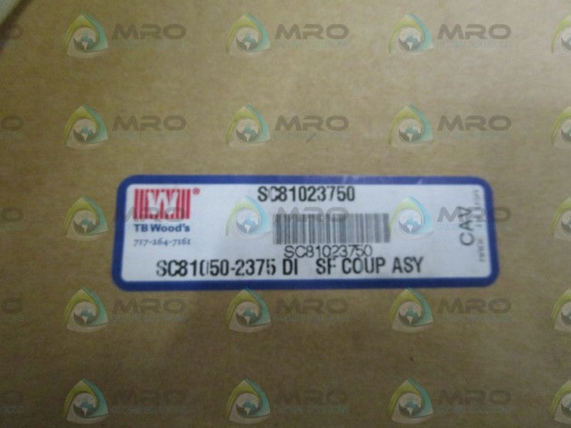 TBWOODS COUPLING ASSEMBLY SC81023750 *NEW IN BOX*