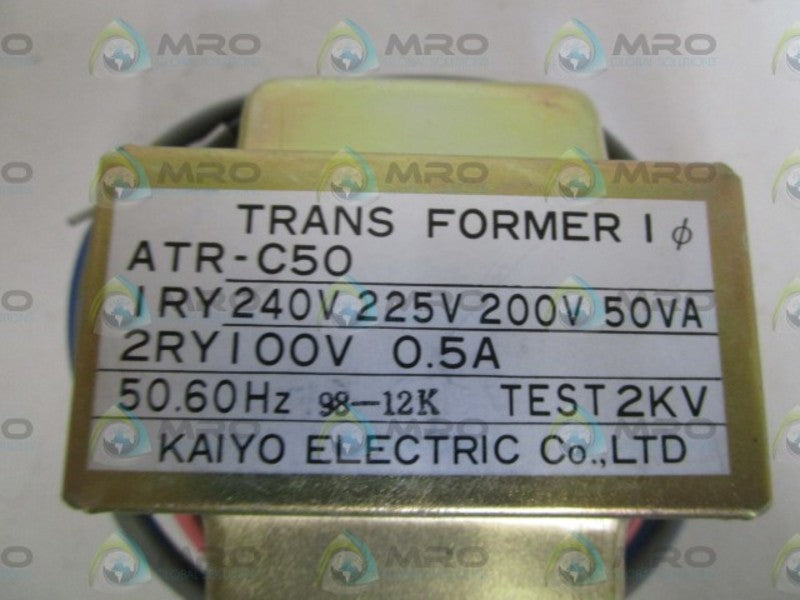 KAIYO ELECTRIC TRANSFORMER ATR-C50 *NEW IN BOX*
