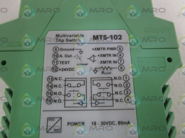 VEKTRON MULTIVARIABLE TRIP SWITCH MTS-102 *NEW NO BOX*