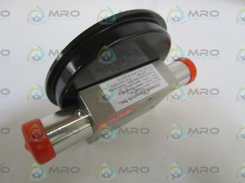 ORANGE RESEARCH, INC. 0-3GPM GAUGE 2321-P46407-1 *NEW NO BOX*