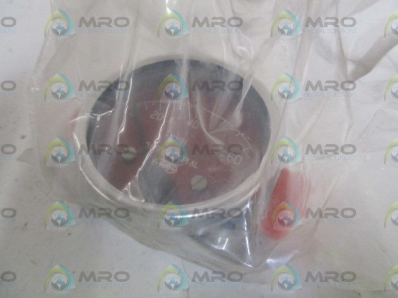 ORANGE RESEARCH INC. 0-60PSI GAUGE 1201-P27383-1  NSNP IN BAG
