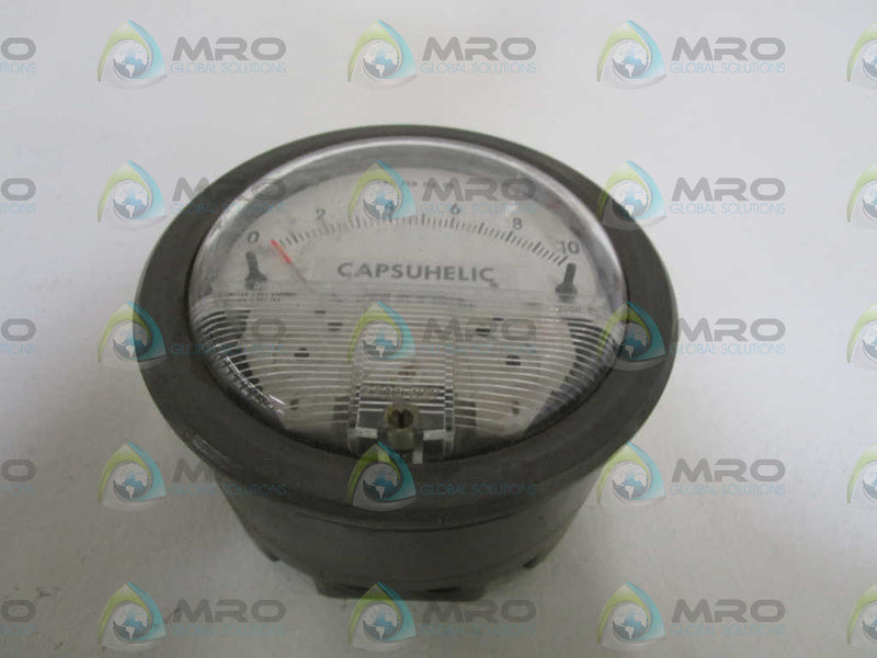 DWYER 0-10 LBS PER SQ. IN. GAUGE 4210C  UNMP
