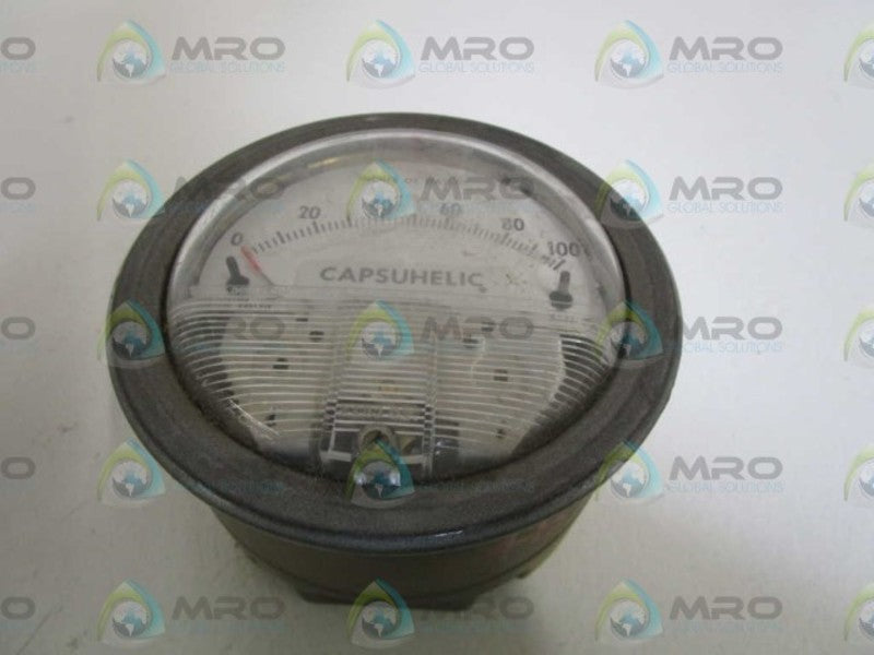 DWYER 0-100 INCHES OF WATER GAUGE 4100C  UNMP
